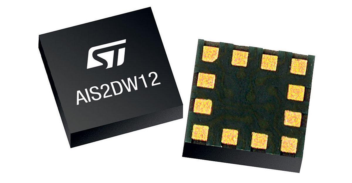 STMicroelectronics 3 Axis Surface Accelerometer 1.62 V 3.6V, I2C/SPI, LGA, 12-Pin