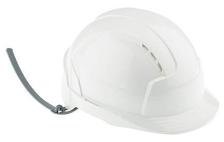 JSP EVO Lite White Safety Helmet Ventilated Adjustable