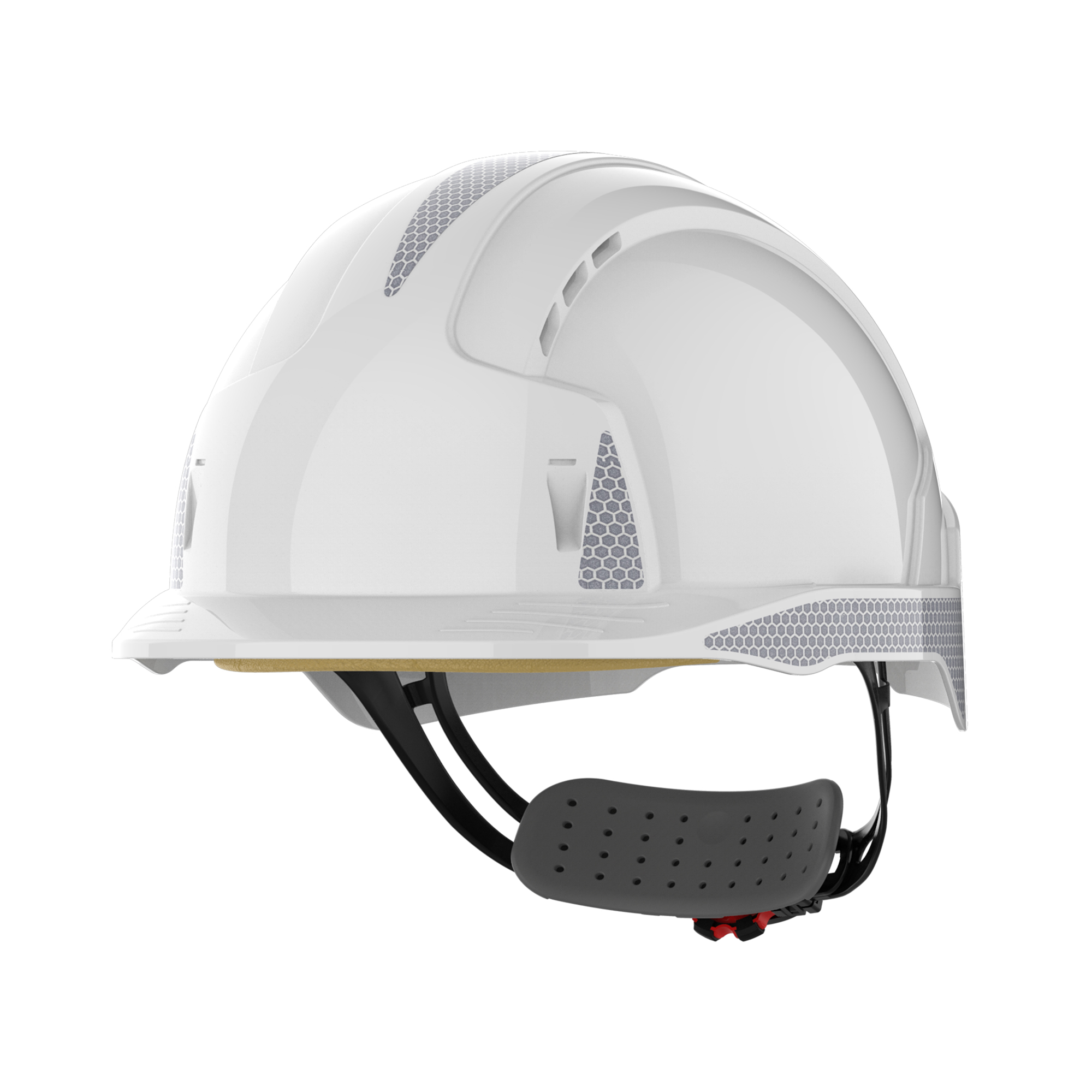 JSP EVOLite Mid White Hard Hat Ventilated Adjustable