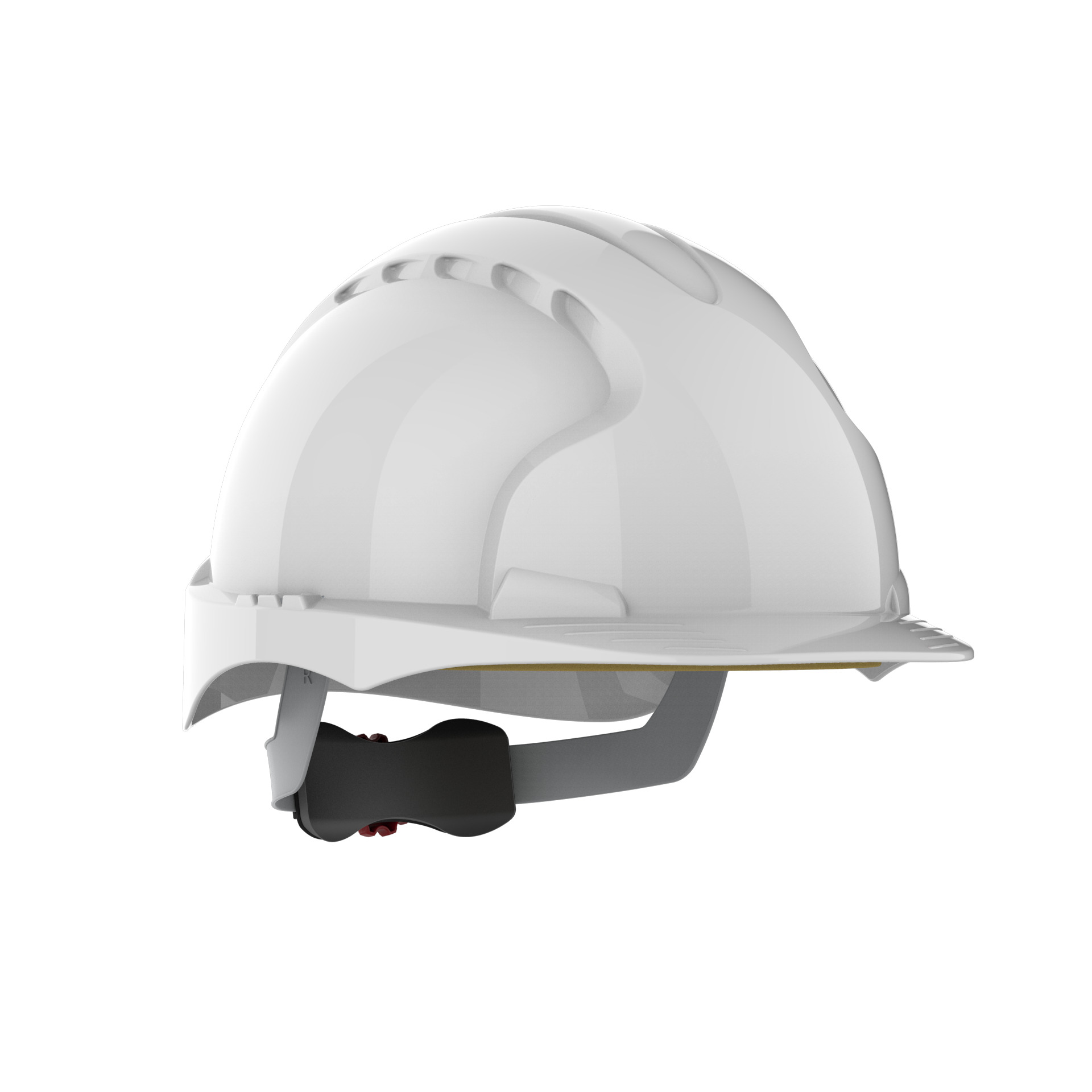 JSP EVO3 White Safety Helmet Adjustable