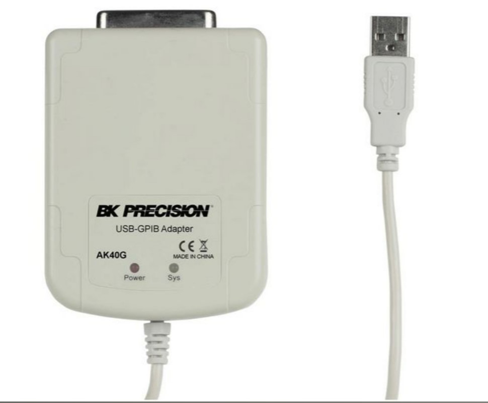 BK Precision USB to GPIB Adapter for Use with 4060B Series Digital