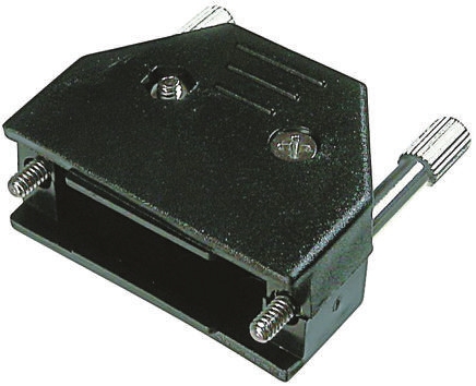 ASSMANN WSW AKSUN Series Polycarbonate Straight D-Sub Backshell, 15 Way Strain Relief