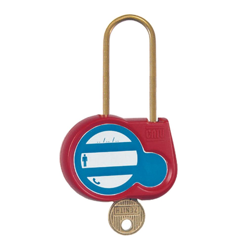 Catu Padlock Brass Safety Padlock Keyed Alike, 4 mm Shackle