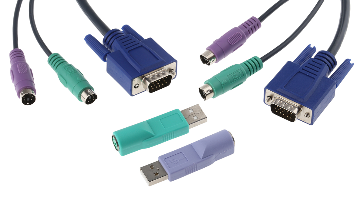 al-ipeps-da Adder 1 Port 1 Displays PS2 VGA KVM Switch 1600 x 1200 pixel Maximum Resolution