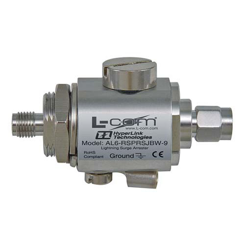 L-Com AL6 Series Bulkhead Mount Male RP-SMA, 50 Ω, Straight Body