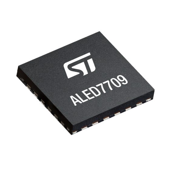 STMicroelectronics Lighting Controller, 4.5/42 V 200 mA 24-Pin QFN