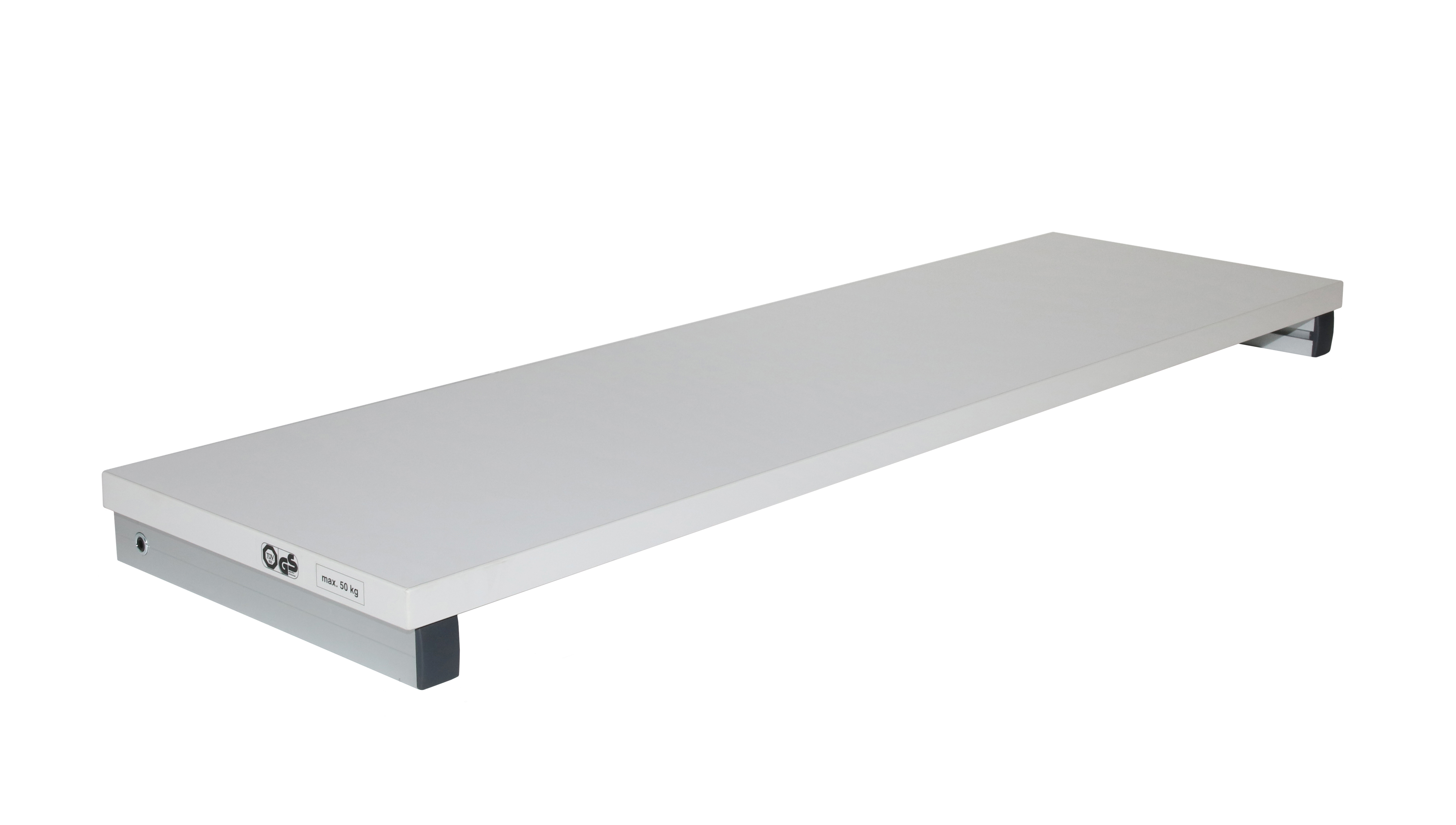 Treston Grey 1 Shelf Aluminium Shelving System, 25 mm x 1500mm, 310 mm, 50 kg Load