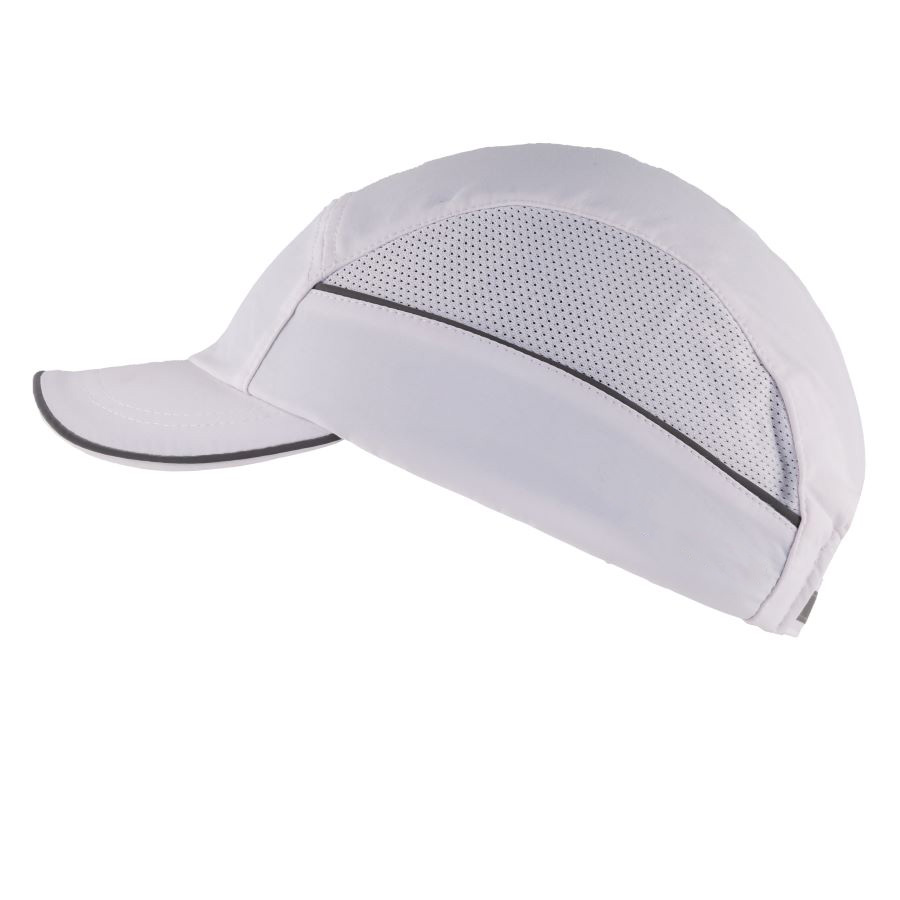 allc00v05 SURFLEX White Standard Bump Cap 100% Polyester