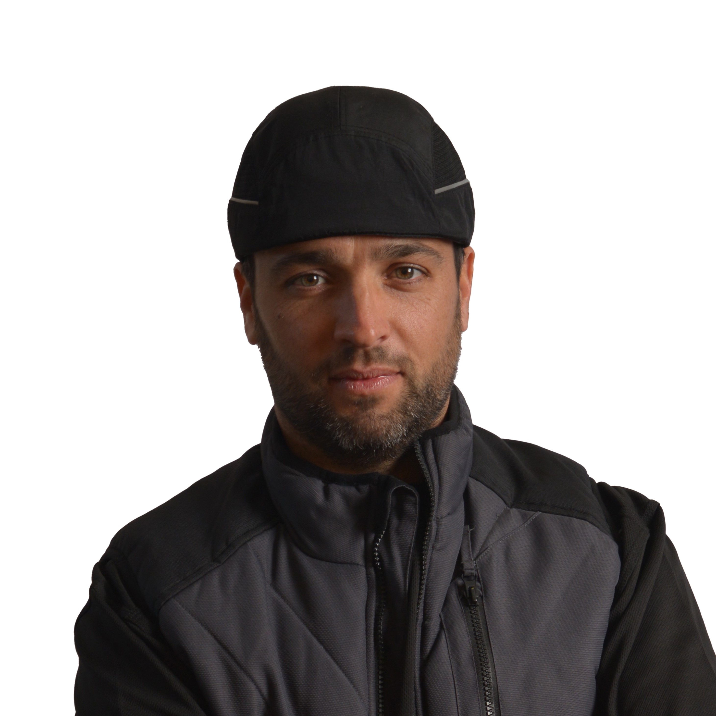 allc01v00 SURFLEX Black Bump Cap 100% Polyester