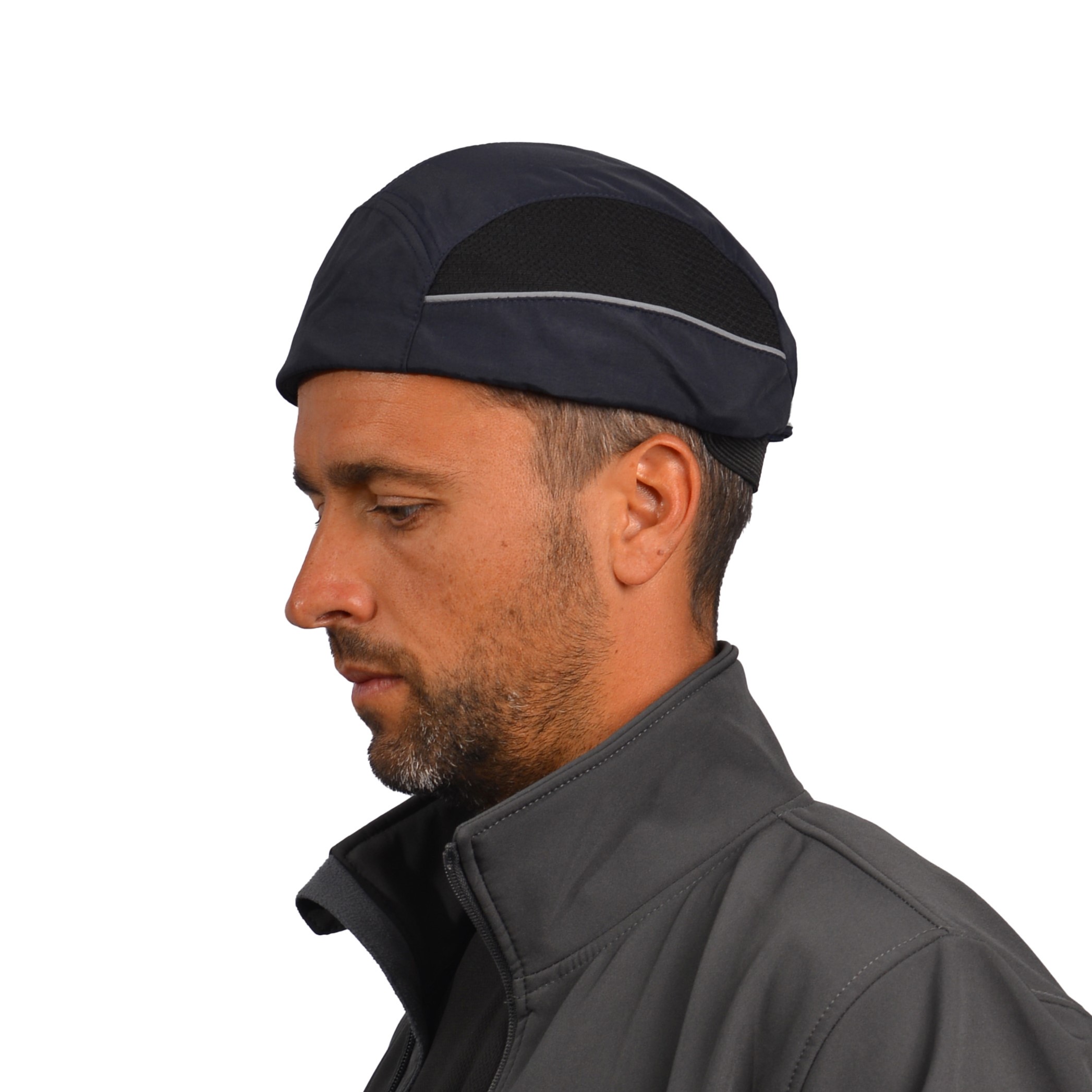 allc02v00 SURFLEX Navy Bump Cap 100% Polyester