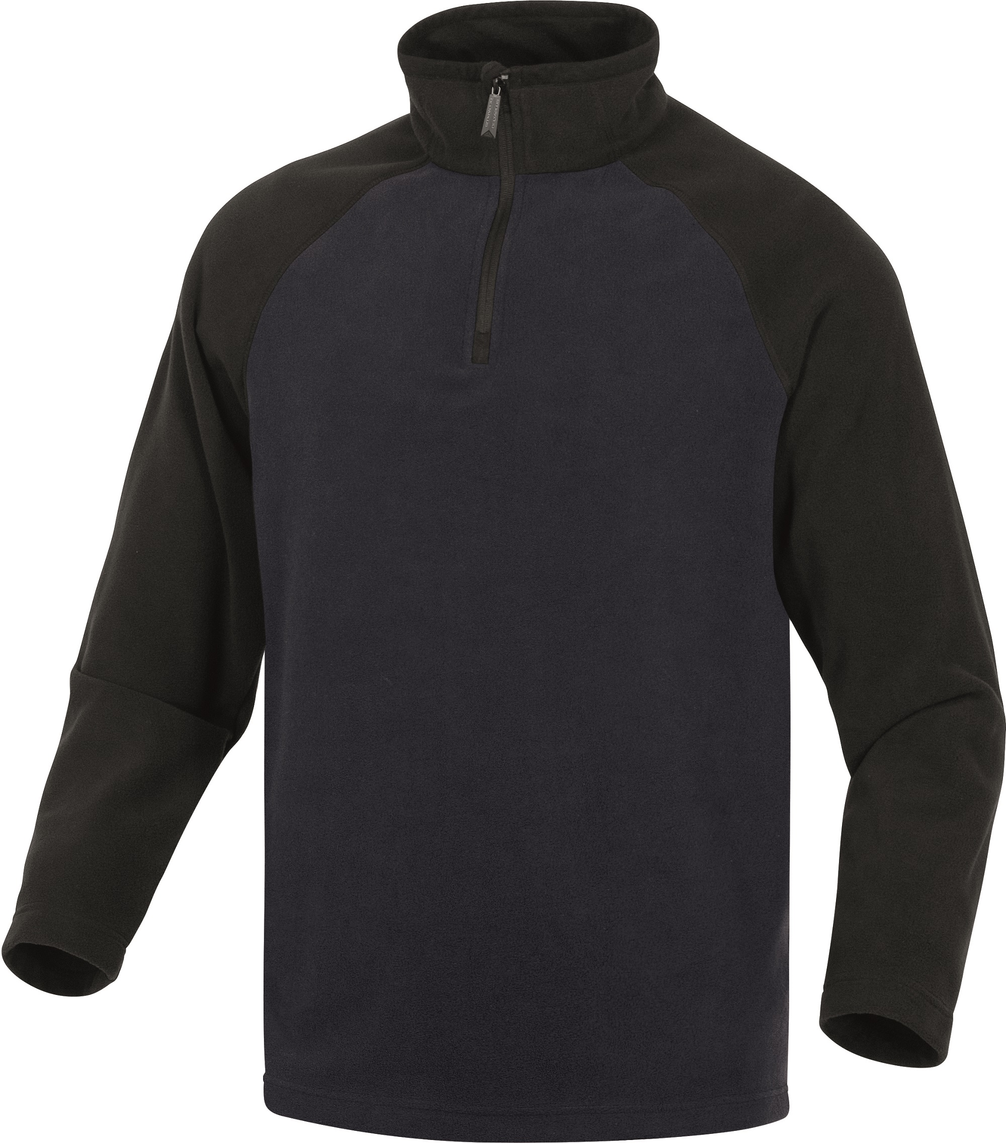 Delta Plus ALMA Black, Navy Polyester Unisex Zip Work Fleece XL 43/46.5 in