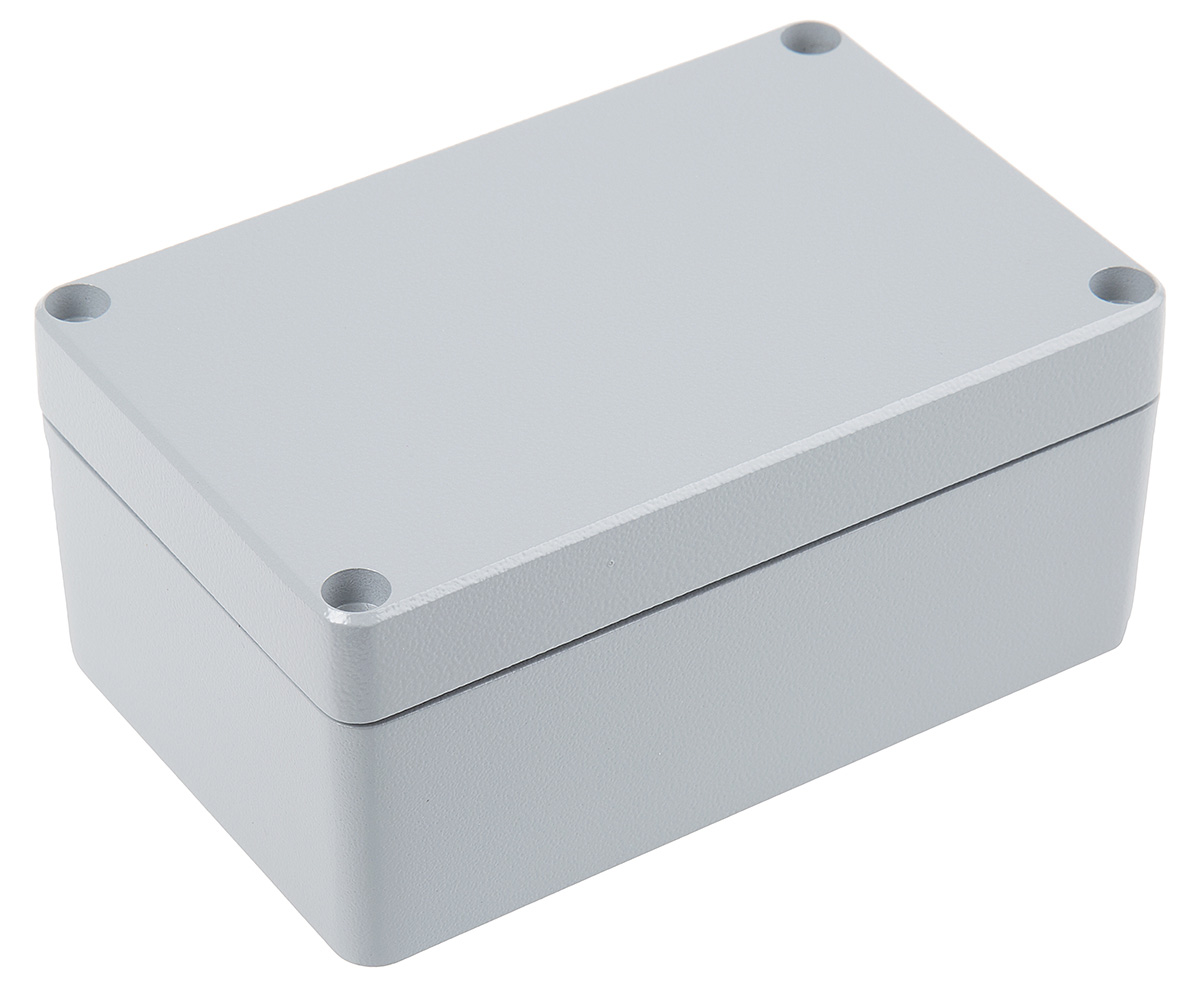 Fibox EURONORD Series Grey Aluminium Enclosure, IP66, IP67, IP68, IK08 57 mm, 127 mm, 82 mm