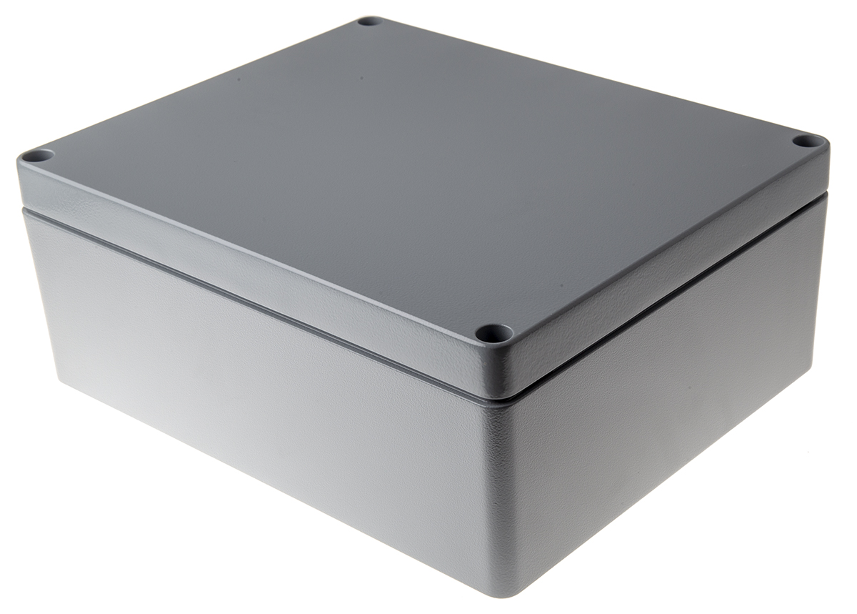 Fibox EURONORD Series Grey Aluminium Enclosure, IP66, IP67, IP68, IK08 110 mm, 280 mm, 230 mm