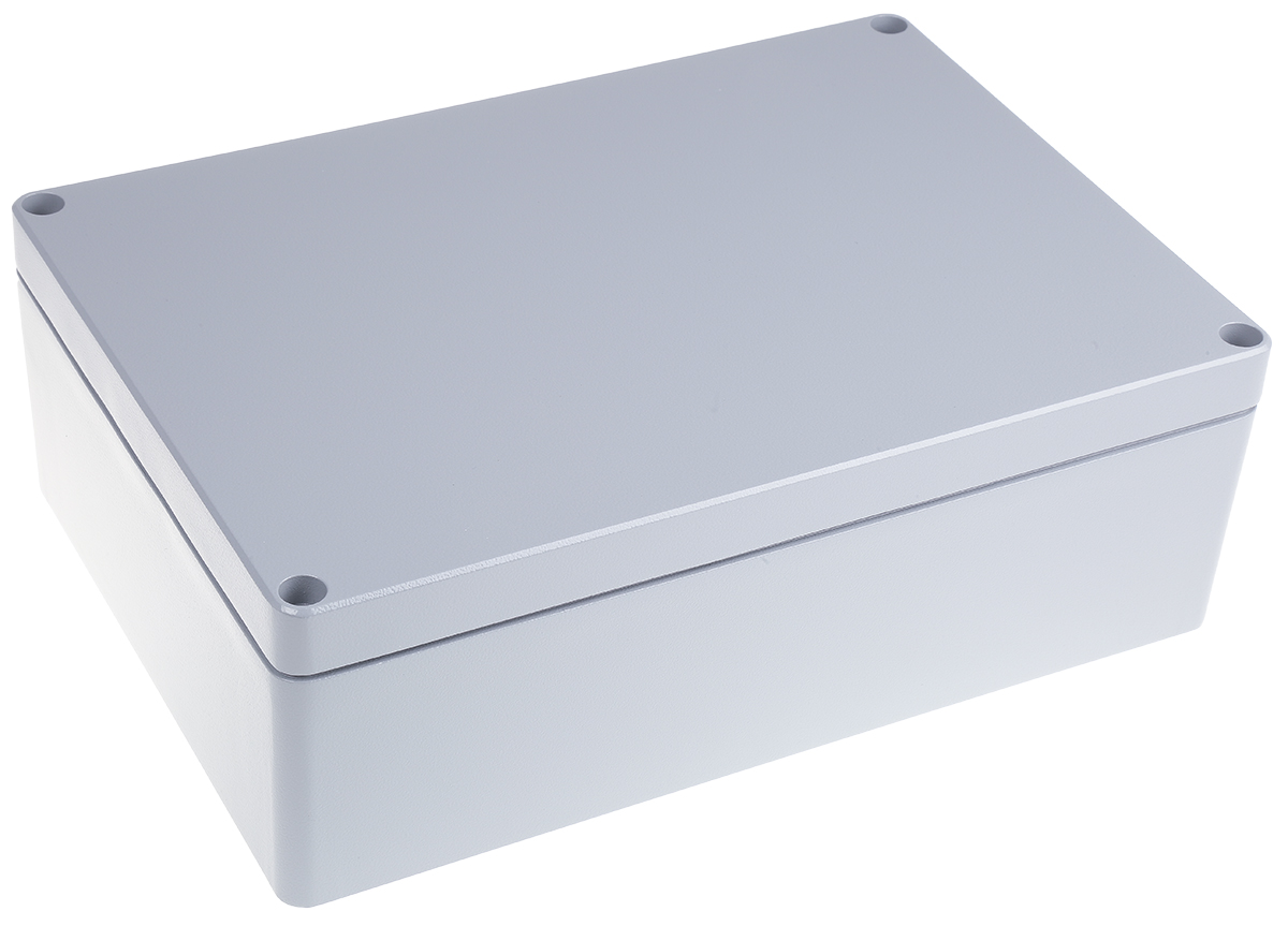 Fibox EURONORD Series Grey Aluminium Enclosure, IP67, IP66, IP68, IK08 110 mm, 330 mm, 230 mm