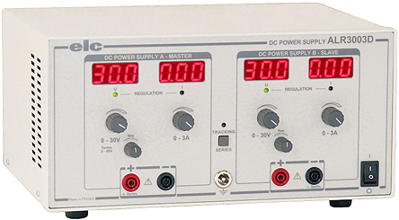 ELC Digital Bench Power Supply, 2-Output 0 V to  60V, 180 W, 3 A Max