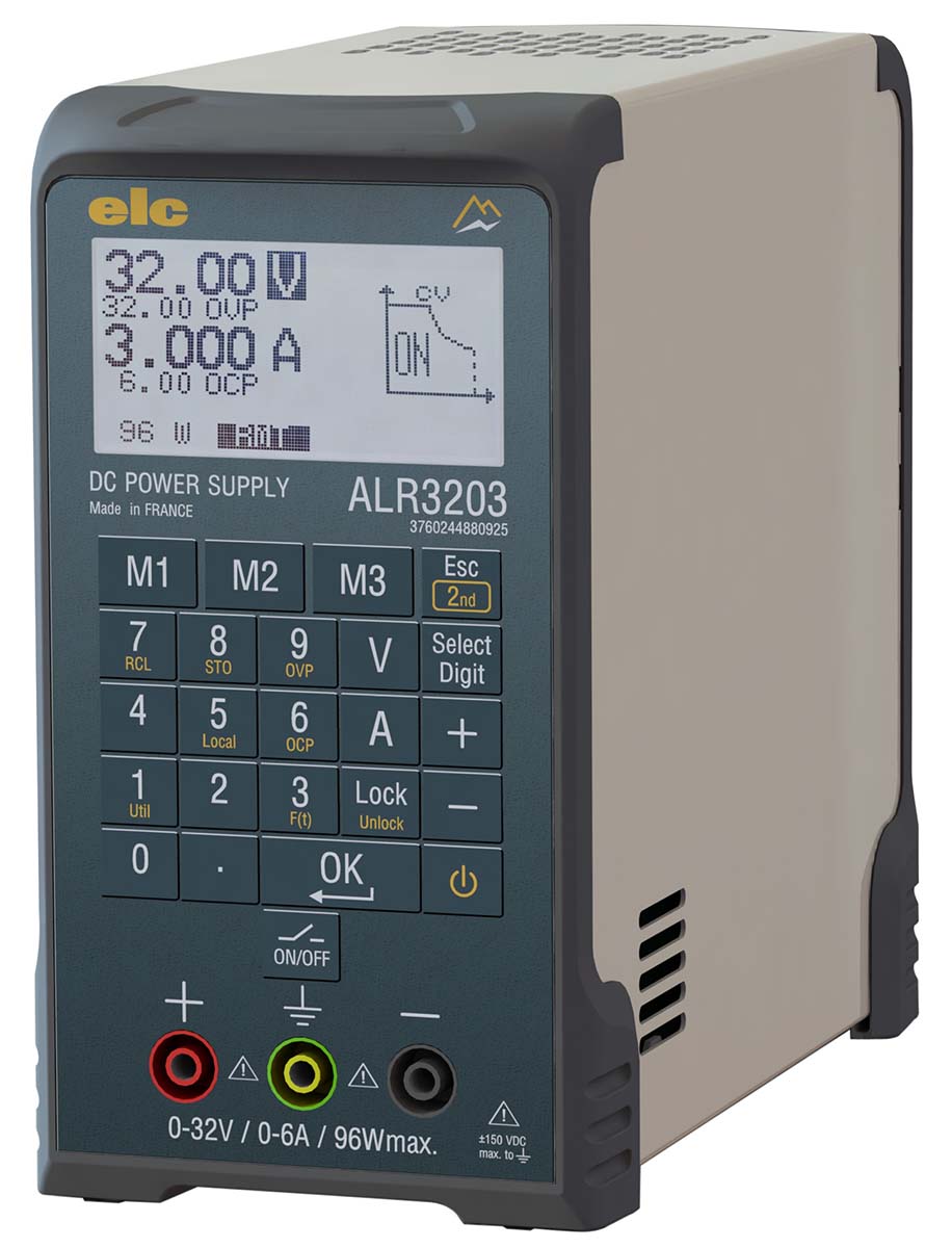 ELC Analogue Bench Power Supply, 5-Output 0 V ac to  32V, 126 W, 6 A Max, RSCAL
