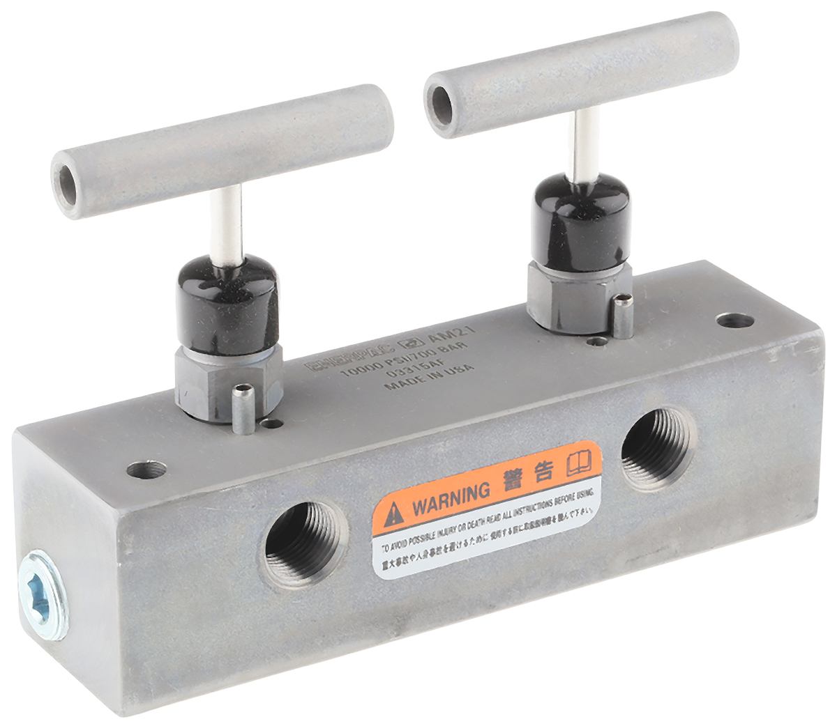 Enerpac Hydraulic Manifold AM21, 5 stations
