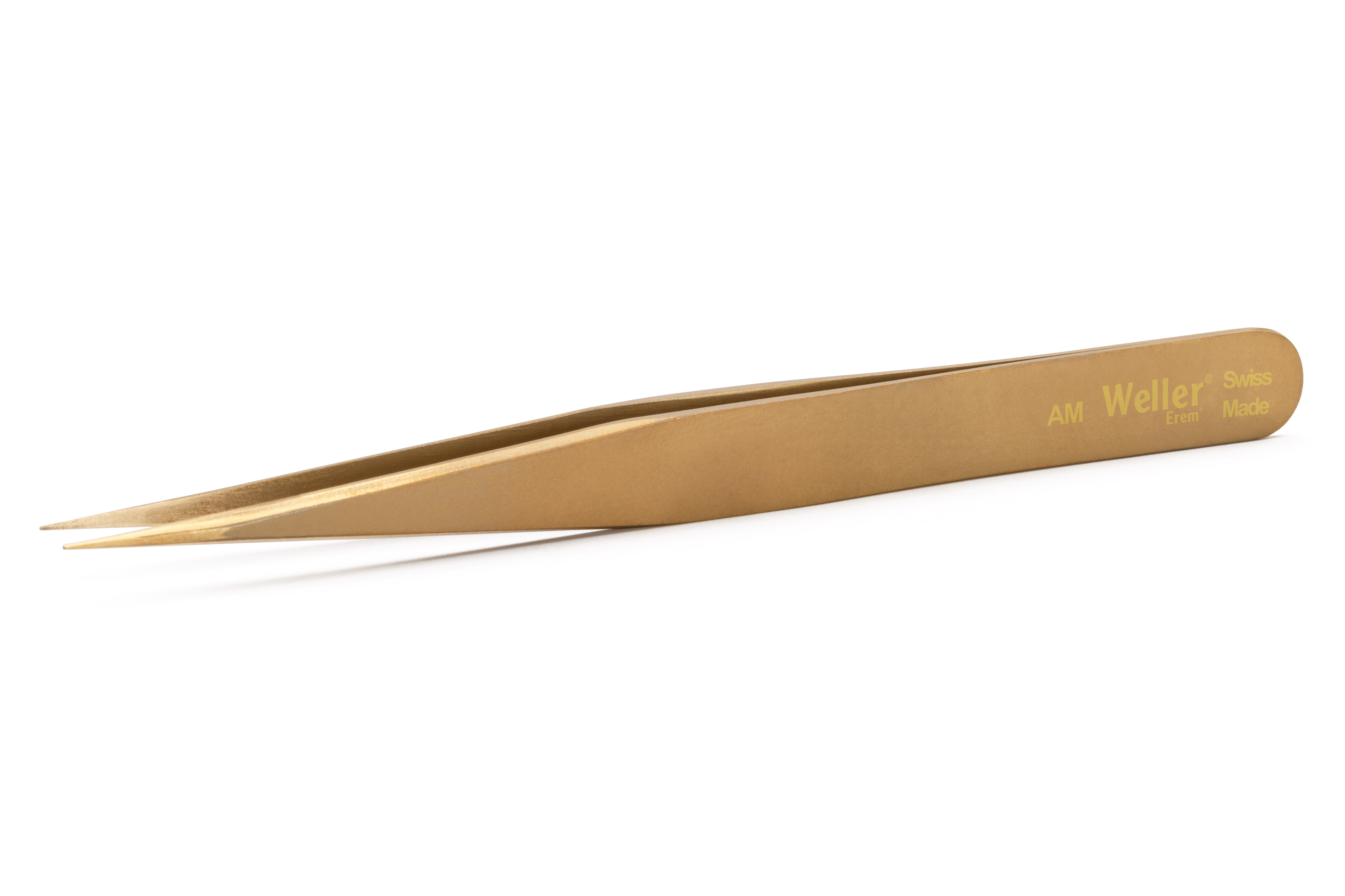 Erem 127in Brass Pointed ESD Safe Tweezer