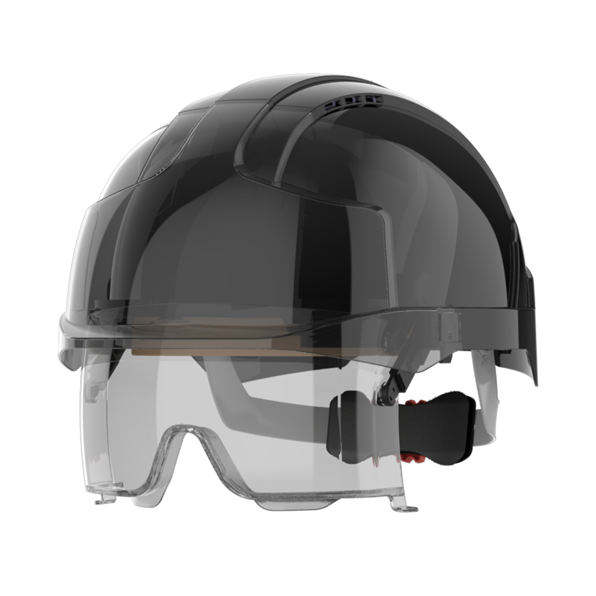 JSP EVOVISTAlens Black Safety Helmet Ventilated Adjustable