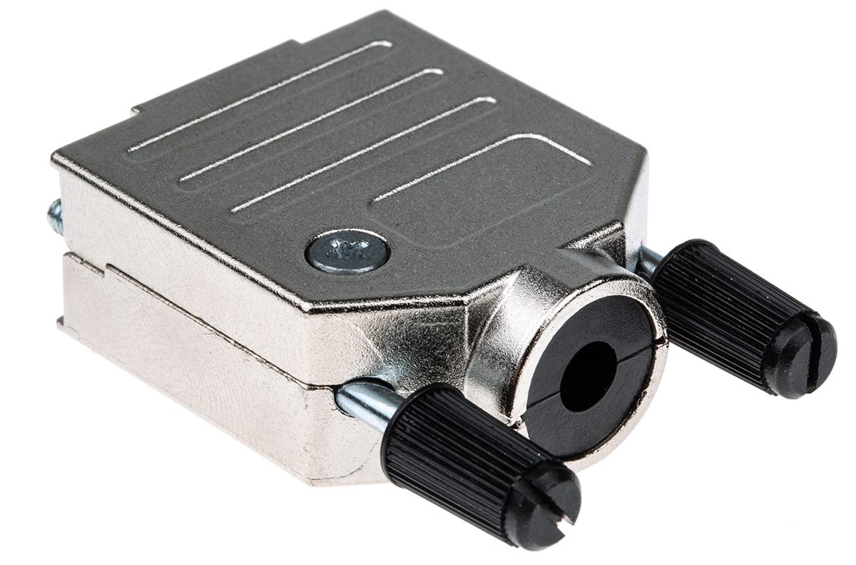 amet-09-rs ASSMANN WSW AMET Series Zinc Straight D-Sub Backshell, 9 Way Strain Relief