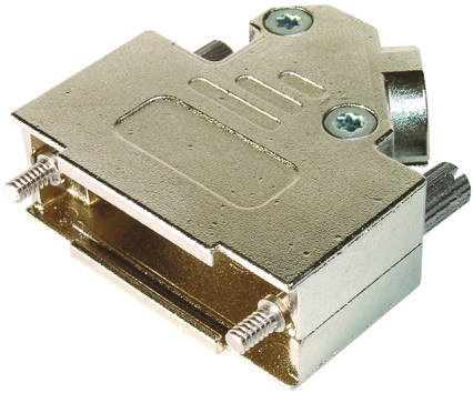 ASSMANN WSW AMET Series Zinc Angled D-Sub Backshell, 15 Way Strain Relief