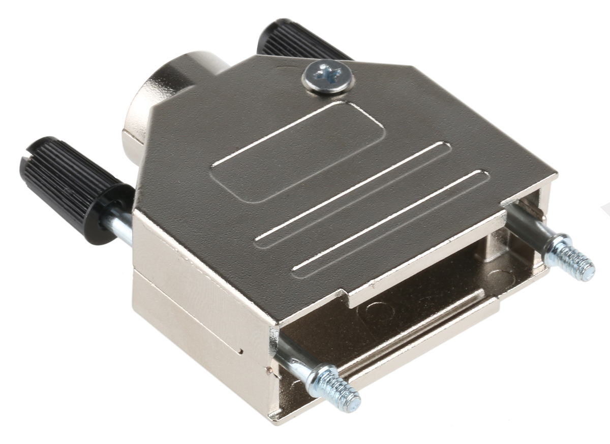 ASSMANN WSW AMET Series Zinc Straight D-Sub Backshell, 15 Way Strain Relief