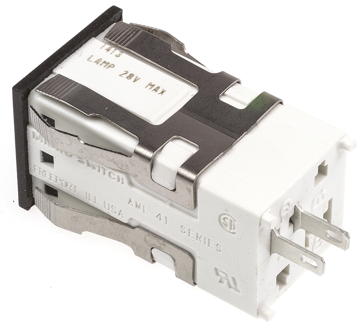 aml41cba2 Honeywell AML Series White Panel Mount Indicator Wedge, 28V, 2A, PCB Terminal Termination Panel