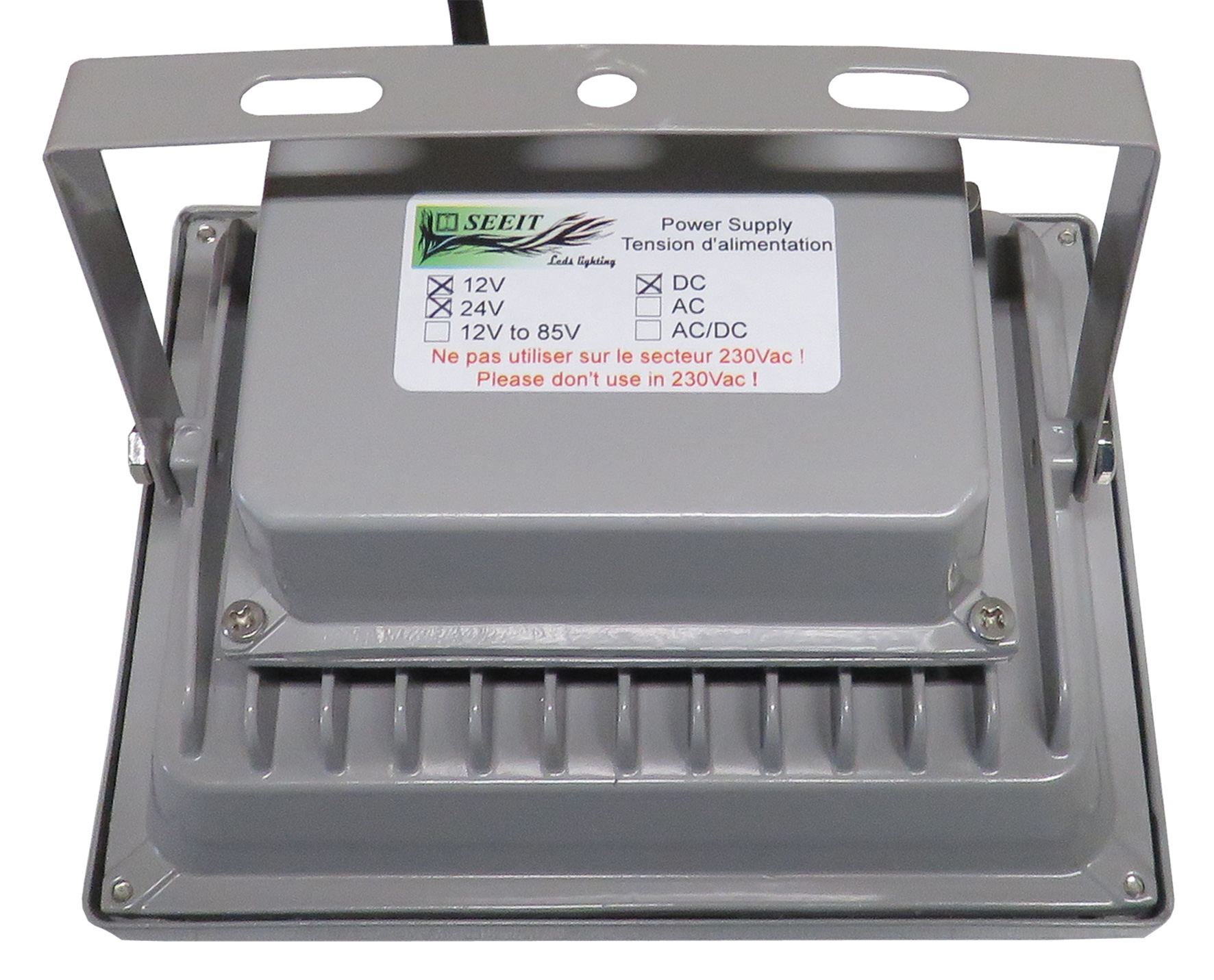 amp0041 Seeit Floodlight, 1 LED, 30 W Natural White, 2700 lm, IP65, 24V