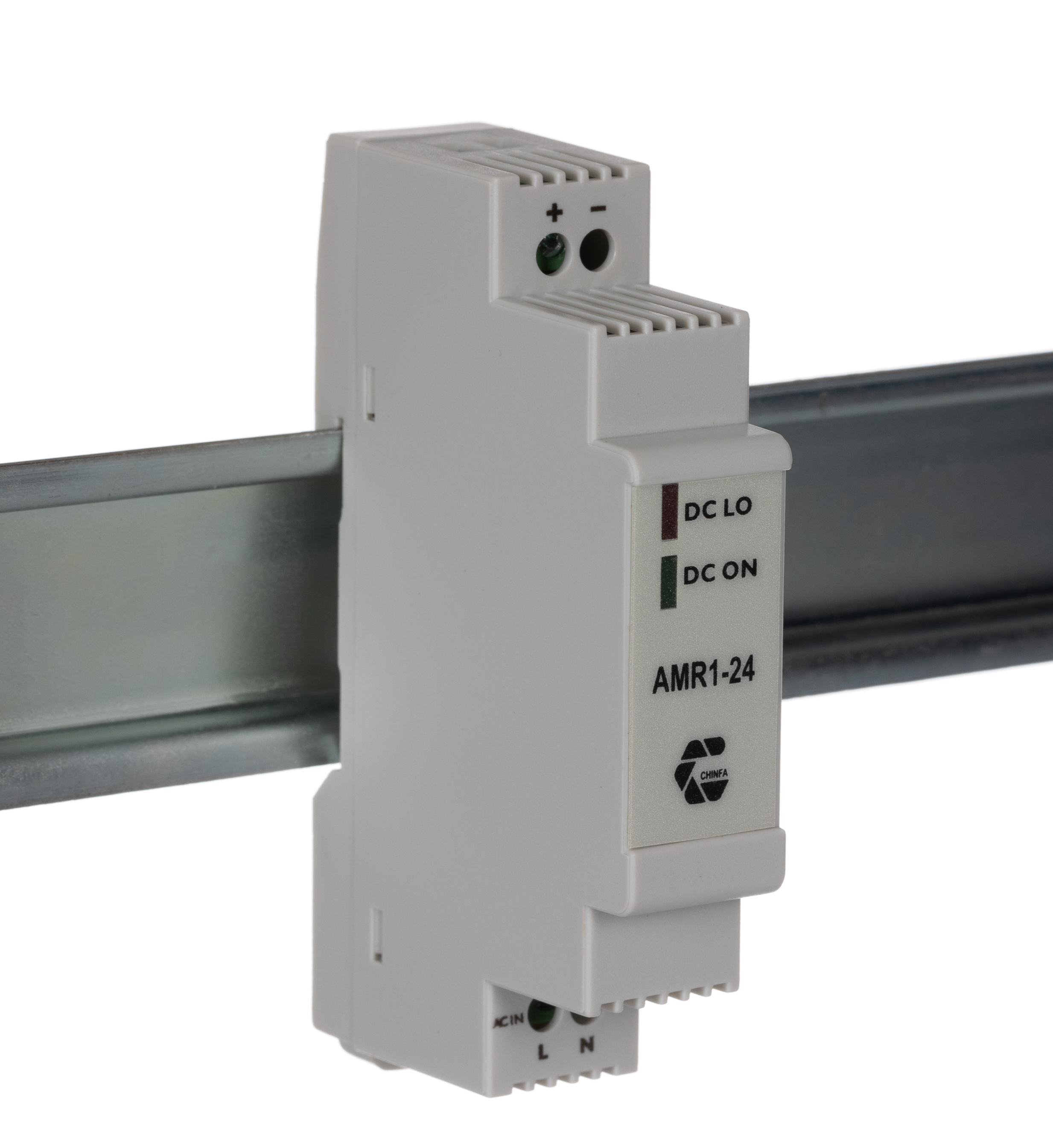 Chinfa AMR1 Switched Mode DIN Rail Power Supply 264V ac AC Input 24V dc, 420 mA Output DC 10 W