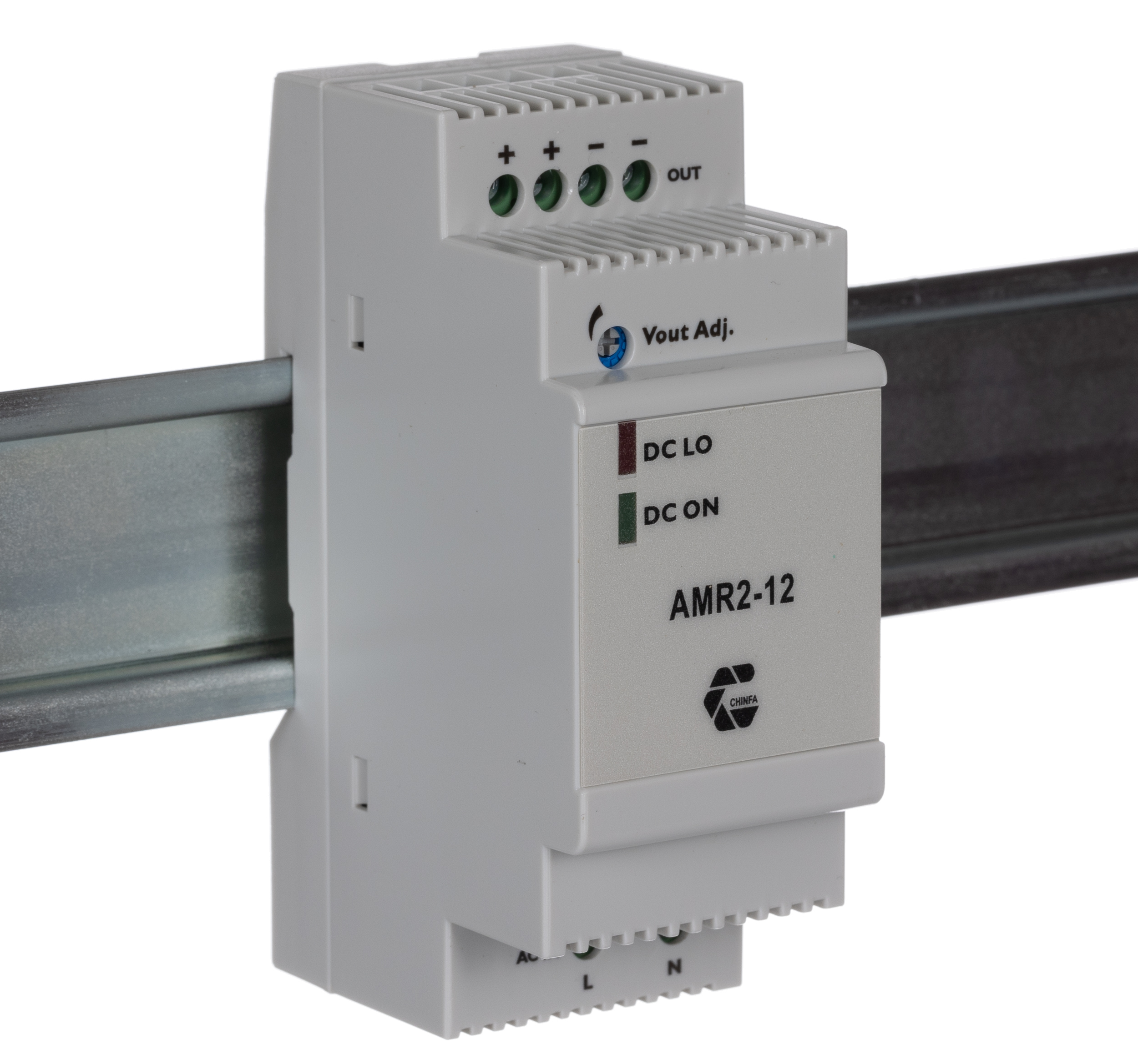 Chinfa AMR2 Switch Mode Power Supply DIN Rail Power Supply 264V ac AC Input 12V dc, 2 A Output DC 24 W
