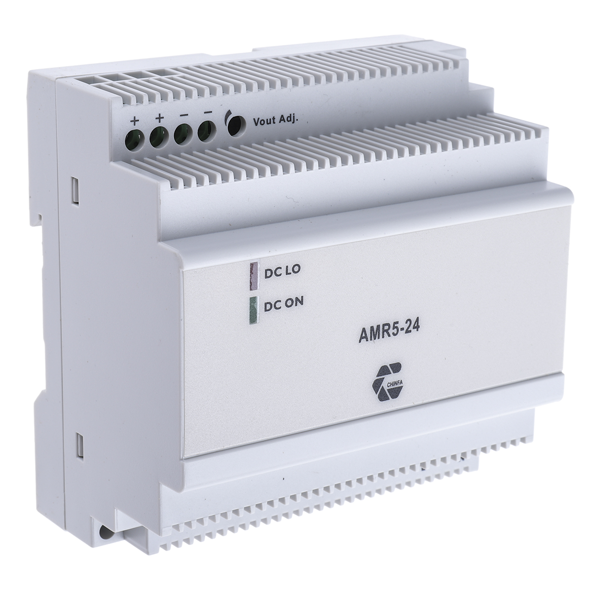 Chinfa AMR5 Switched Mode DIN Rail Power Supply 264V ac AC Input 24V dc, 4.2 A Output DC 100.8 W