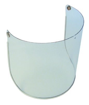 JSP Clear Polycarbonate Visor, Resistant To Impact Resistant, Molten Metal, Anti-Fog, Scratch Resistant, Anti-Fog