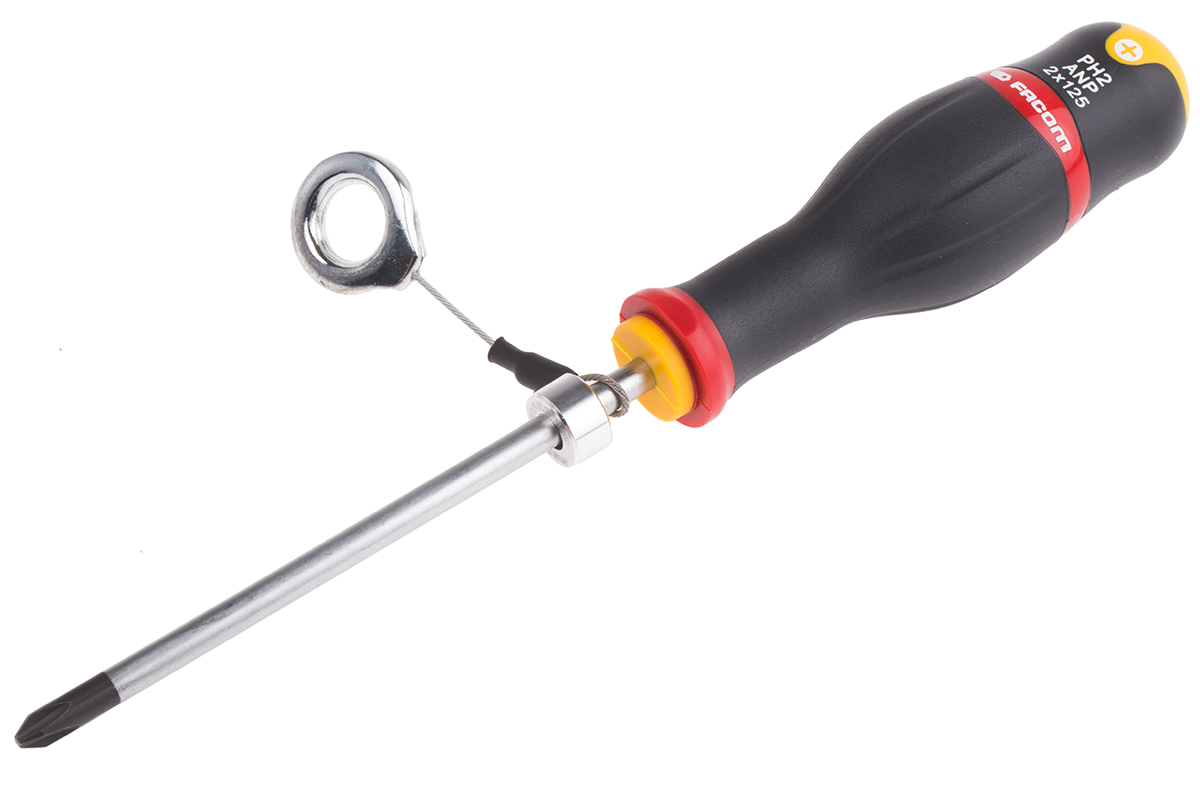 Facom Standard, PH2 Tip, 125 mm Blade, 245 mm Overall
