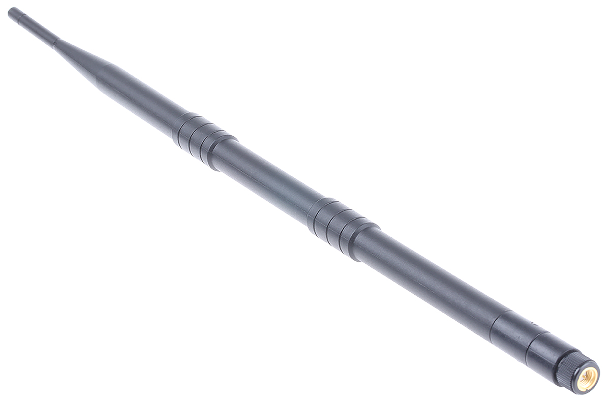 RF Solutions ANT-2WHIP9-SMA Whip WiFi Antenna with SMA Connector, WiFi