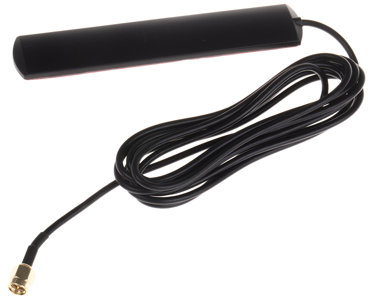 RF Solutions ANT-433IBAR3-SMA Patch Omni-Directional Antenna with SMA Connector, ISM Band