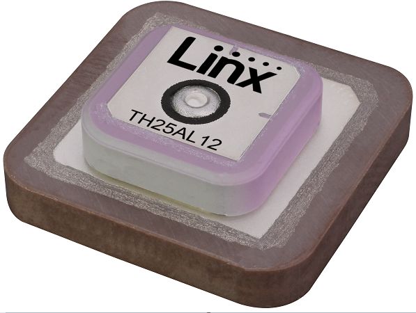 Linx ANT-GNCP-TH25AL12 Patch Multi-Band Antenna with Pin-Type Connector, GPS