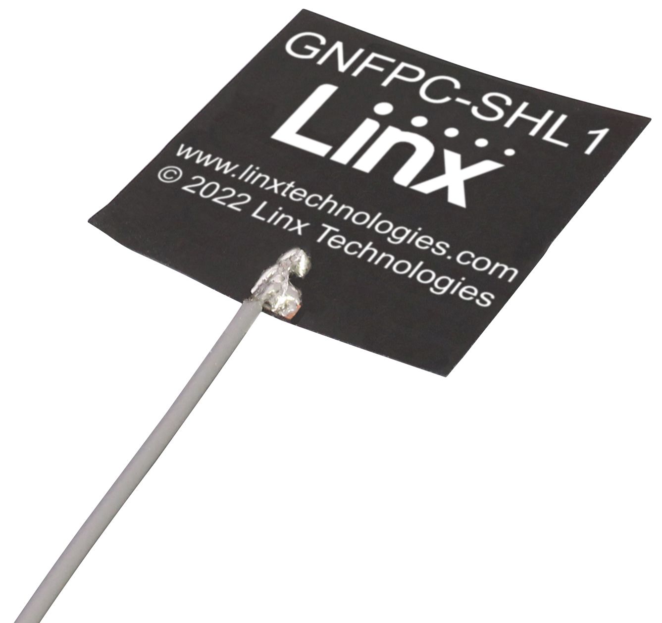 Linx ANT-GNFPC-SHL1100M4 Square Omni-Directional GPS Antenna with MHF4 Connector, GNSS