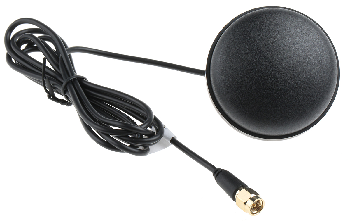 RF Solutions ANT-PUKDB Puck Omni-Directional Telemetry Antenna with SMA Connector, ISM Band