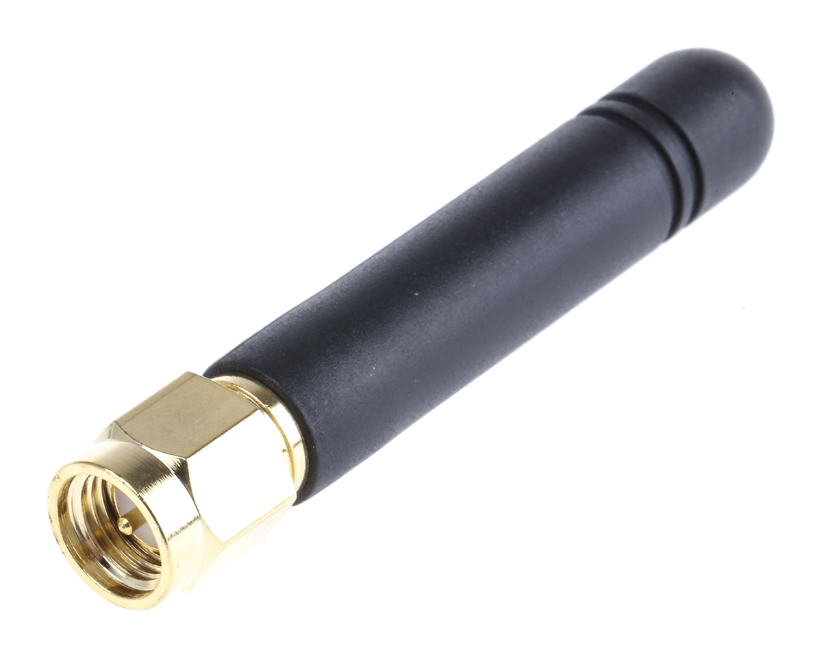 RF Solutions ANT-STUB-433SM Stubby RFID Antenna with SMA Connector, UHF RFID, ISM Band