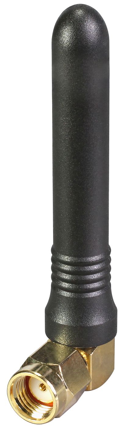 Linx ANT-W63-CW-RCS-RPS Whip WiFi Antenna with RP-SMA Connector, WiFi, ISM