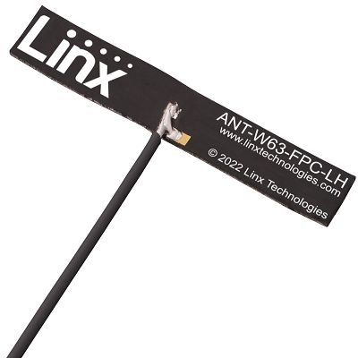 Linx ANT-W63-FPC-LH100UF PCB WiFi Antenna with UFL Connector, WiFi
