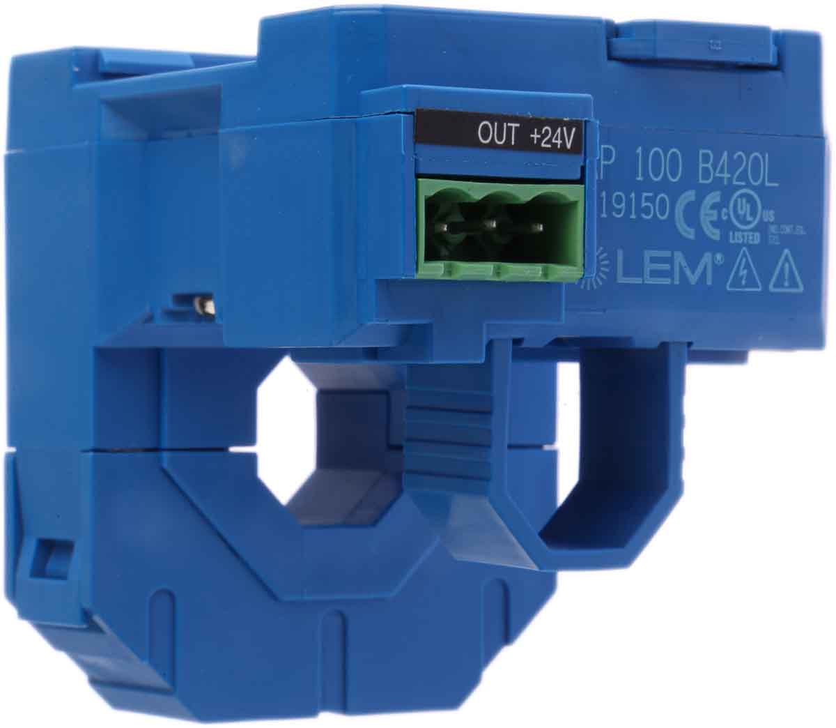LEM AP-B420L Series Current Transformer 100 A 12V dc, 24 V dc 18 mm Bore