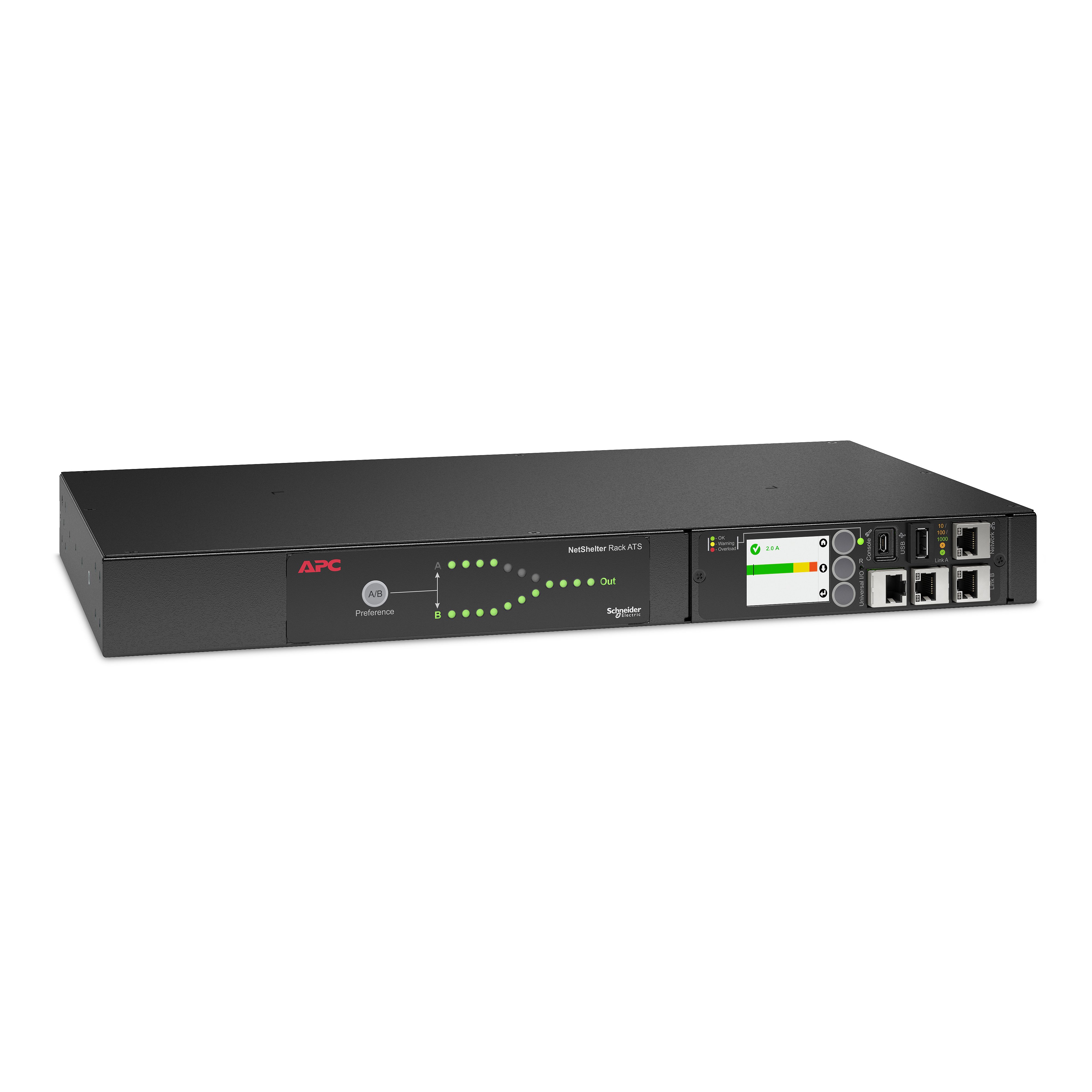 ap4422a APC Rack Mount Transfer Switch UPS Source Transfer Switch for use with AP9335T, AP9335TH