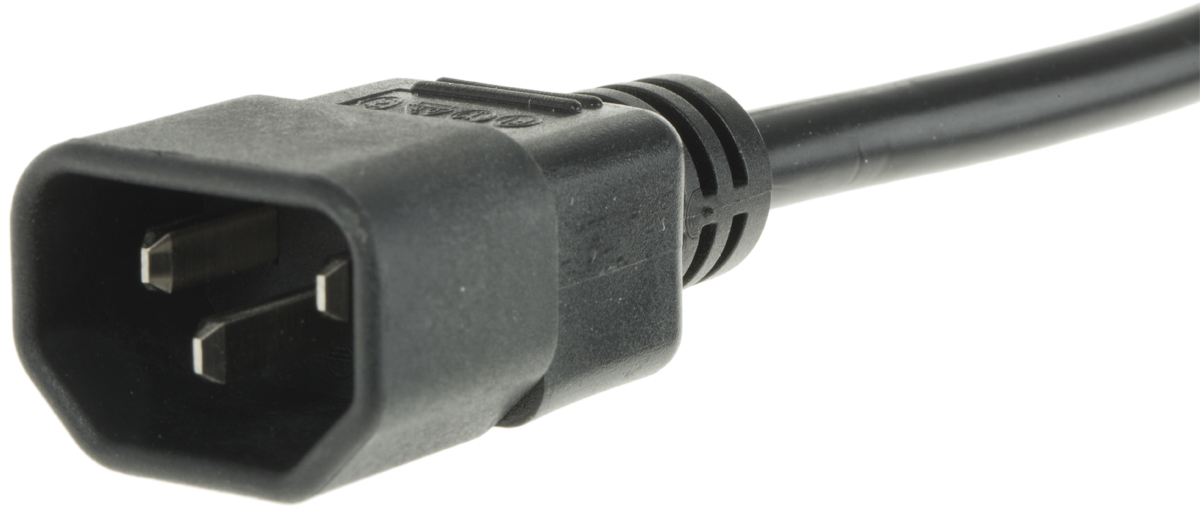 ap9881 APC IEC C14 to BS1363 Power Cord, 610 mm Black Netshelter PDU