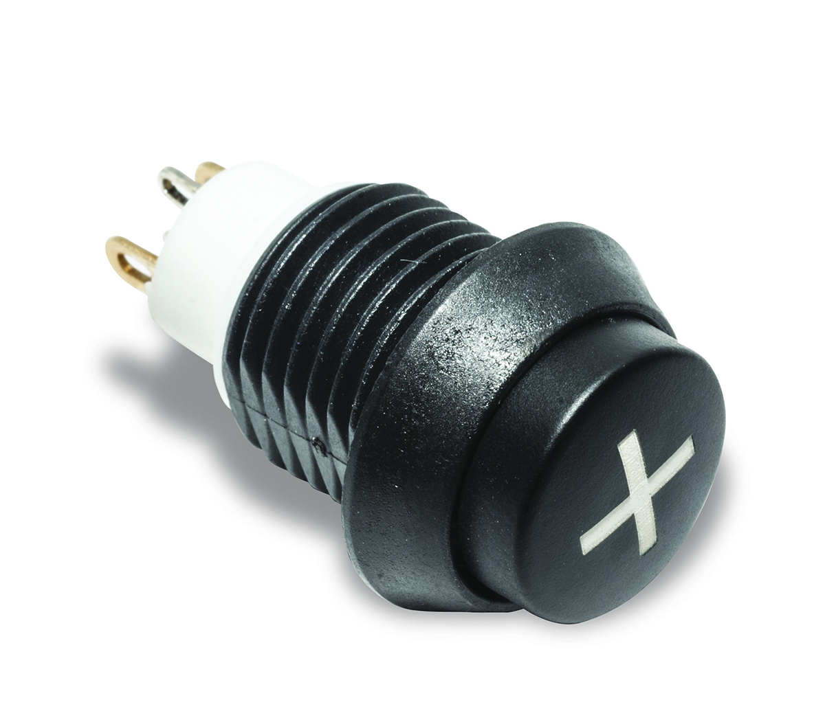 C & K AP Series Illuminated Push Button Switch, Momentary, Panel, 13.7 mm Cutout, SPST, Blue LED, IP67, 24 V dc 125 V ac