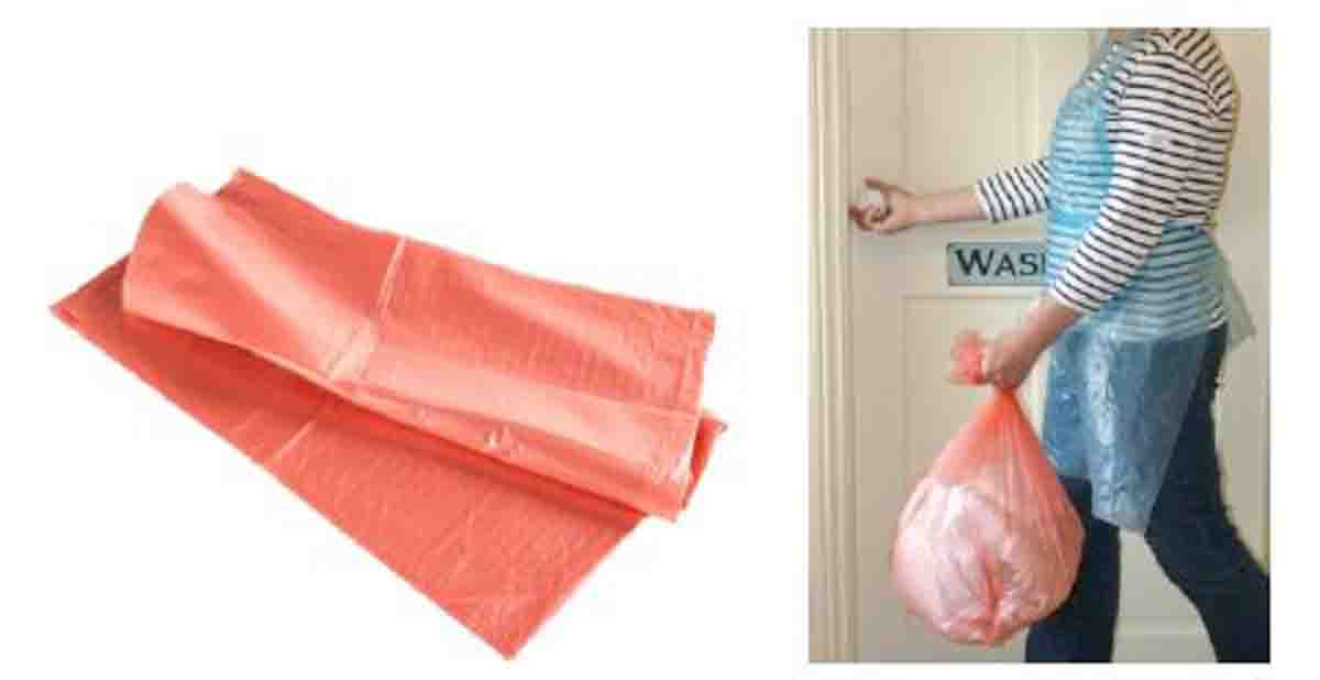 Cromwell Polythene Blue Polyethylene Disposable Apron, 1000 Per Pack Per Box