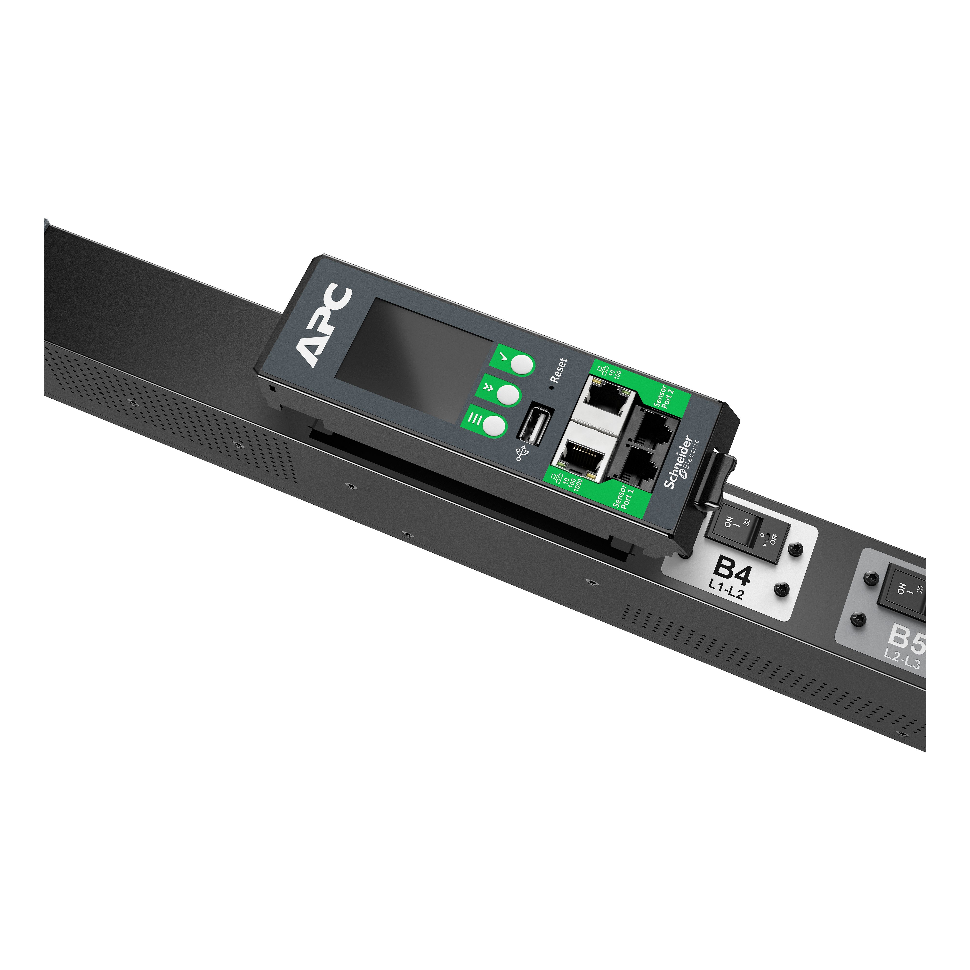 apdu10450sm APC 42 Gang Socket Bar, 1.8m Cable, 48A, 230V
