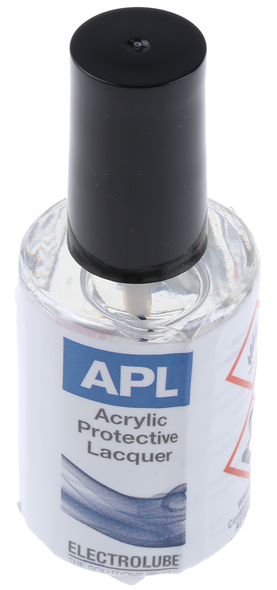 Electrolube Transparent Acrylic Resin Conformal Coating, 15 ml Bottle, -55 °C min, 125 °C max