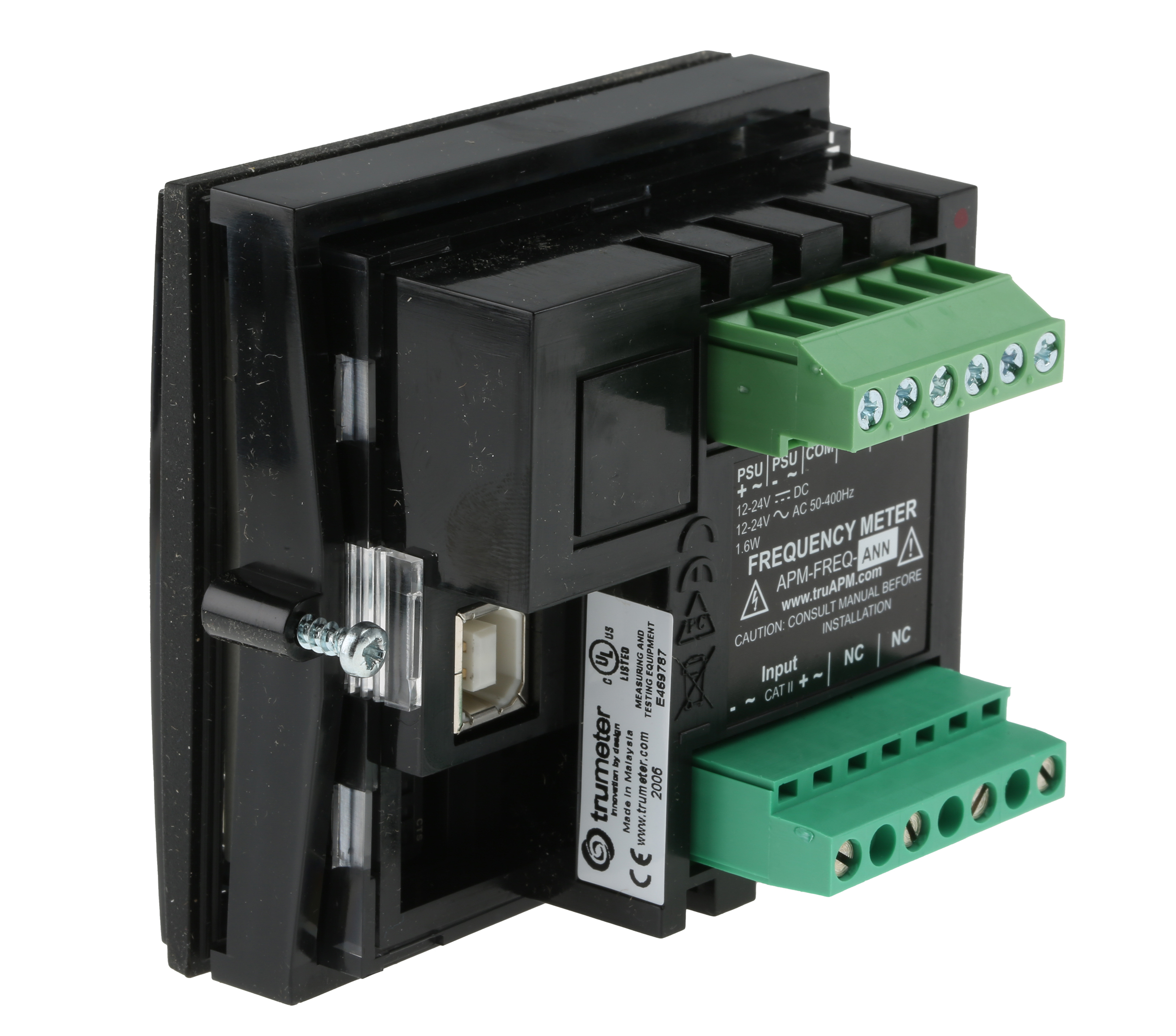 apm-freq-ann Trumeter APM LCD Digital Panel Multifunction Meter for Frequency,  68 mm  x 68 mm