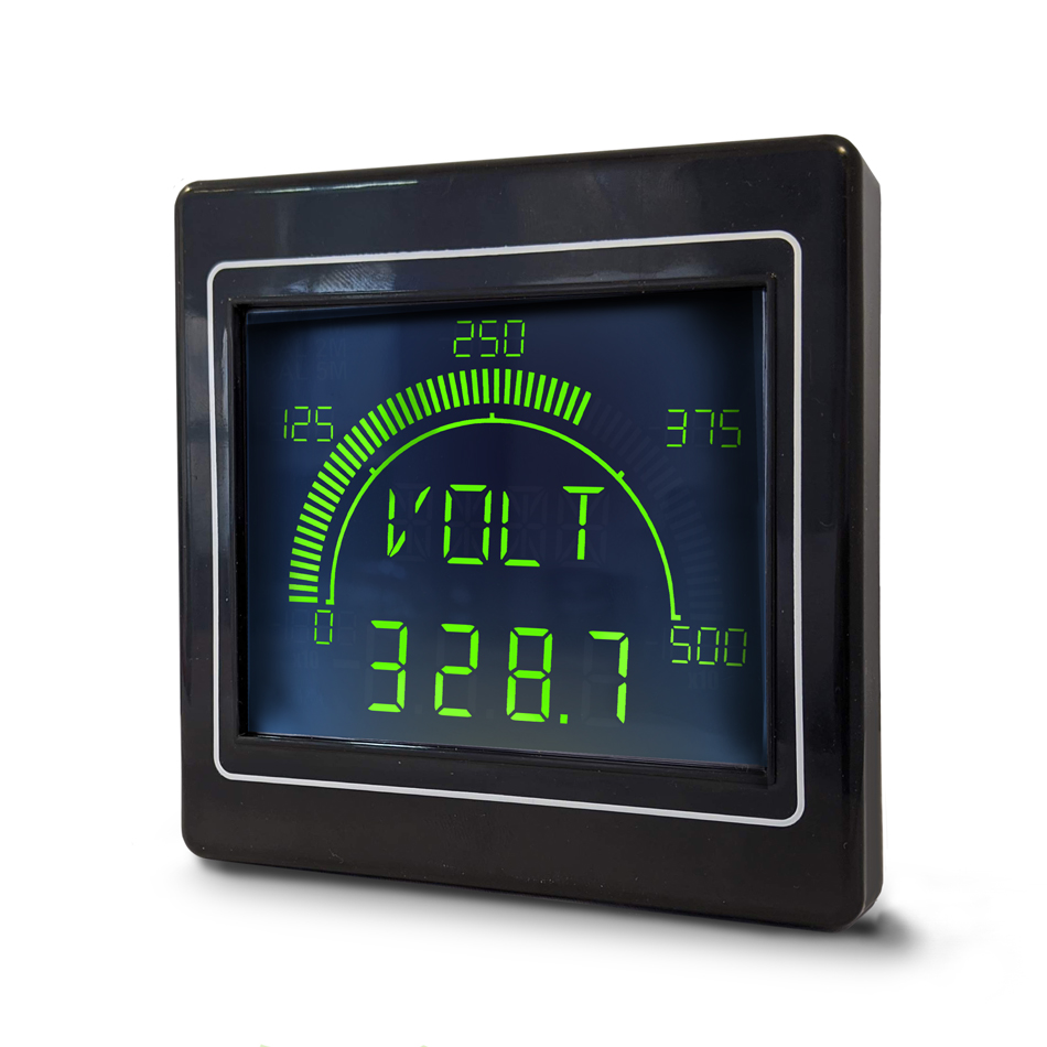 Trumeter APM-MAX LCD Digital Panel Multifunction Meter for Process Meter or a Shunt Meter,  68 mm  x 68 mm